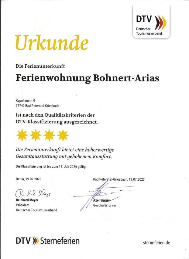 Ferienwohnung Bohnert-Arias Bad Peterstal-Griesbach Exterior photo