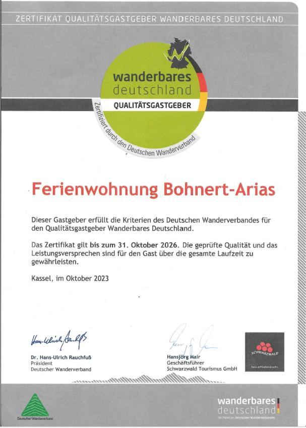 Ferienwohnung Bohnert-Arias Bad Peterstal-Griesbach Exterior photo